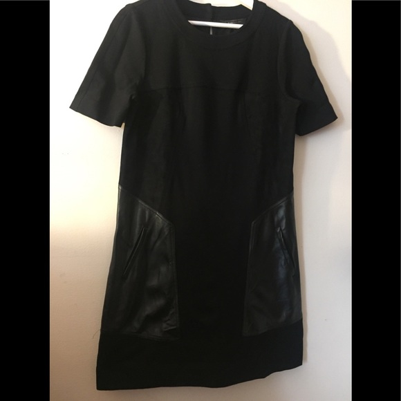 BCBG Suede & Faux Dress - Picture 4 of 4